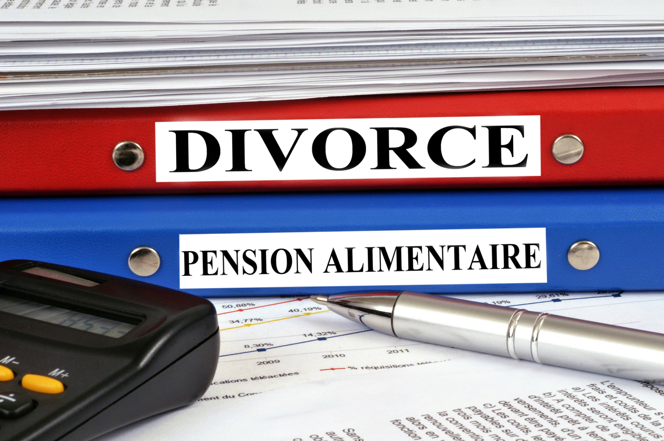 Divorce and alimony files